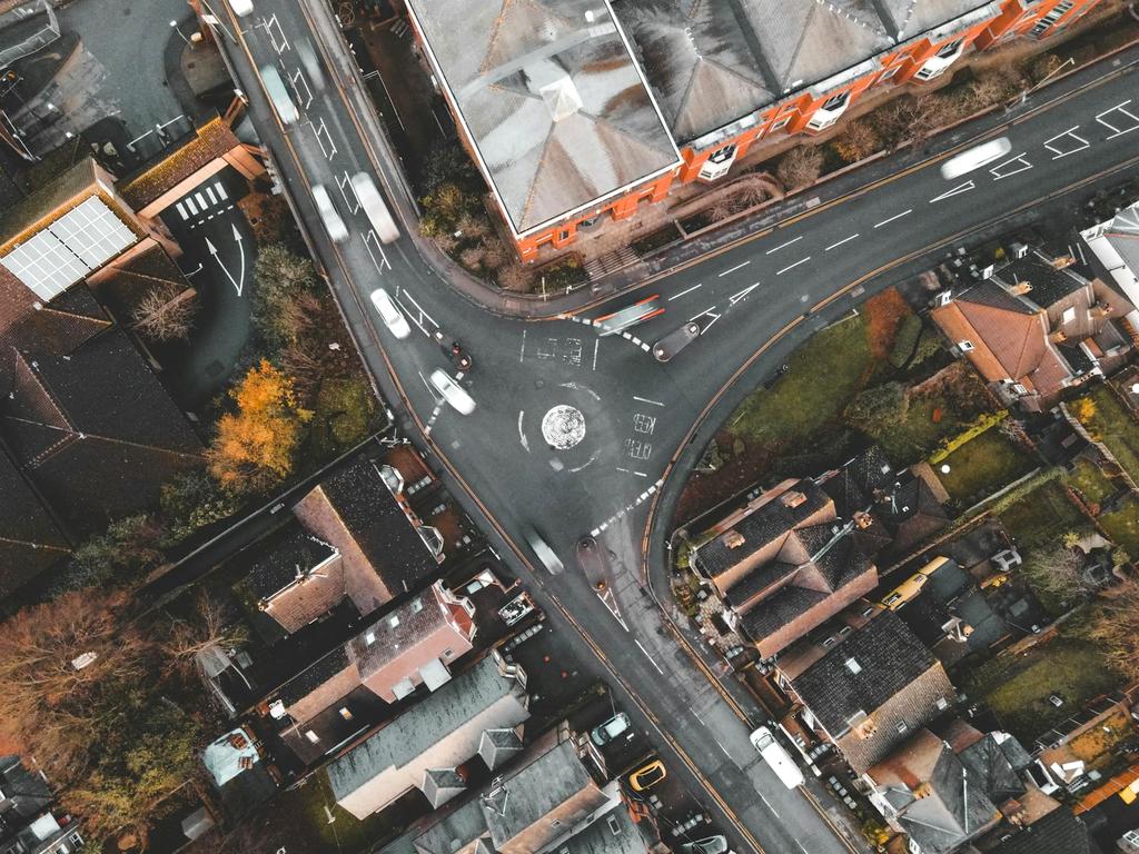 Road Expansion Aerial View